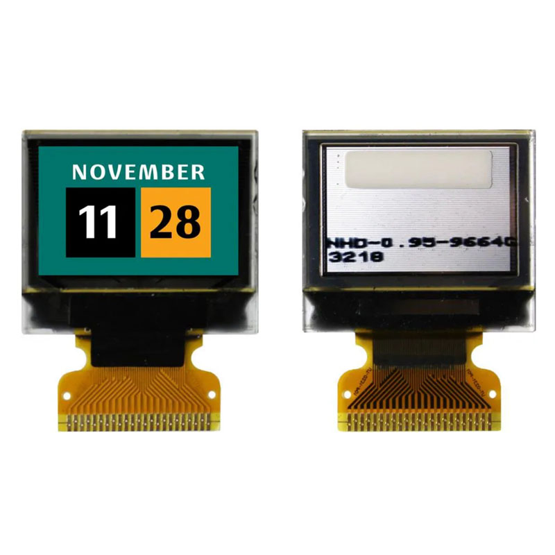 OLED-displaymodule in kleur